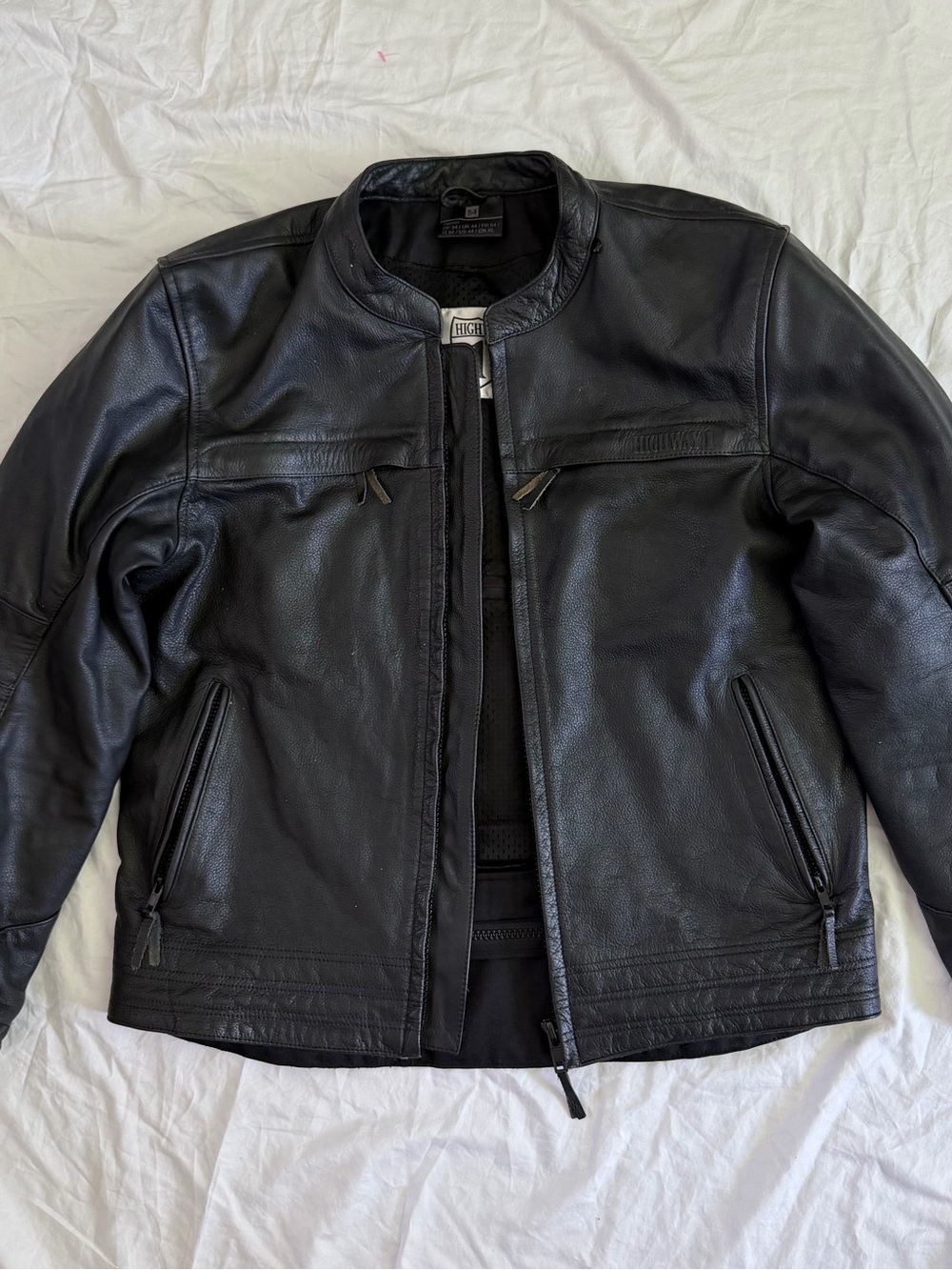 Buffalo Leather German Highway Heavyweight Motorcycle Jacket Men’s US 44 EU 54
